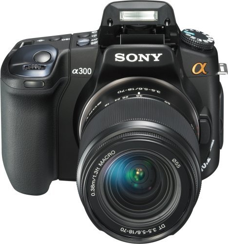 Sony Alpha DSLRA300K 10.2MP Digital SLR Camera with Super SteadyShot Image Stabilization with DT 18-70mm f/3.5...