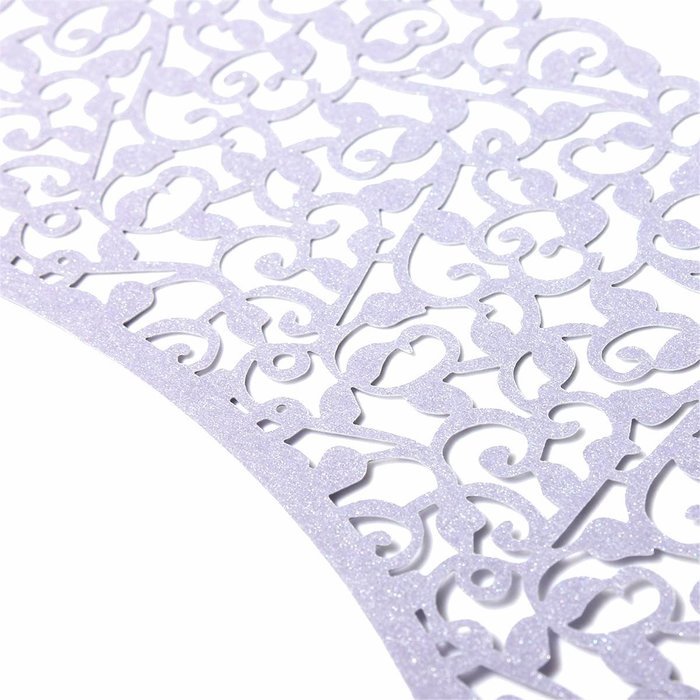 Yansanido 12 set pink Filigree Artistic Bake Little Vine Lace Laser Cut Cupcake Wrapper Cup Muffin Case Trays... N11