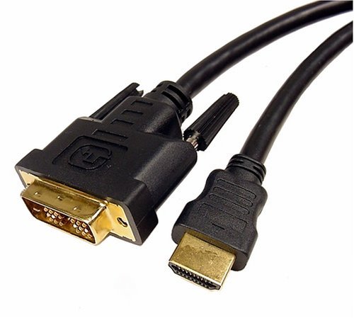 Cables Unlimited 3-Feet HDMI to DVI D Single Link Male to Male Cable