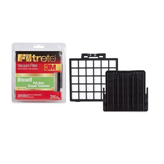 3M Filtrete Bissell Opticlean & Pet Hair Eraser Canister HEPA Vacuum Filter, 1 Pack