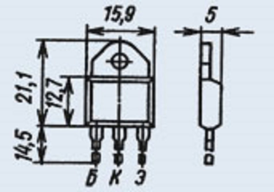 Transistor silicone KT8102A analogue 2SA1302 USSR 2 pcs