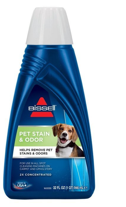 BISSELL 2X Pet Stain & Odor Portable Machine Formula, 32 ounces, 74R7 N2