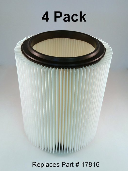 Craftsman & Ridgid Replacement Filter 4 pack by Kopach