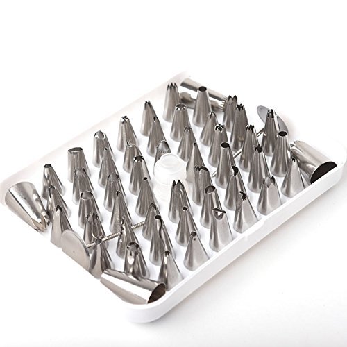 52pcs Icing Piping Nozzles Tips Tool Set Decorating Cake Sugar Craft Fondant Pastry N2