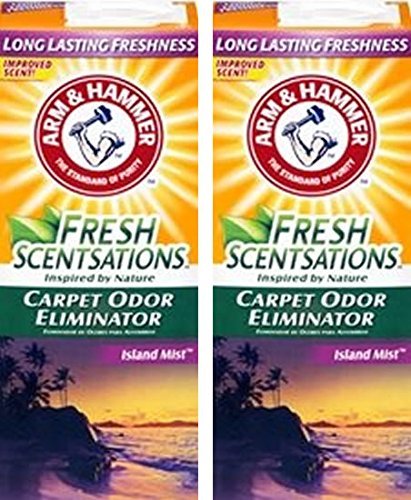 2 Pk, Arm & Hammer Fresh Sensations Island Mist Carpet Odor Eliminator 18 Oz