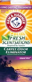 2 Pk, Arm & Hammer Fresh Sensations Island Mist Carpet Odor Eliminator 18 Oz N2