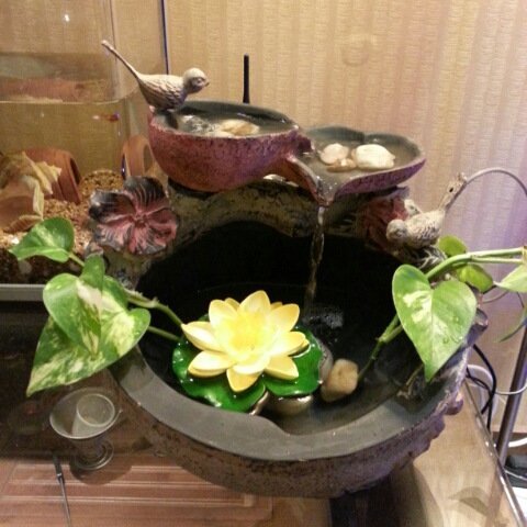 FEI&S Ceramic Flowing Water humidifier living room desk creative Gifts, Home Decor is part #17