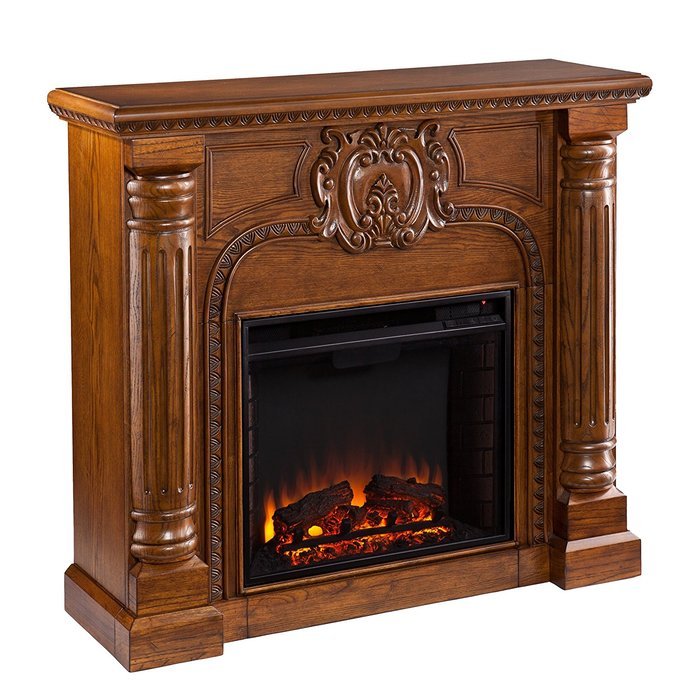 Romano Electric Fireplace - Salem Antique Oak N3