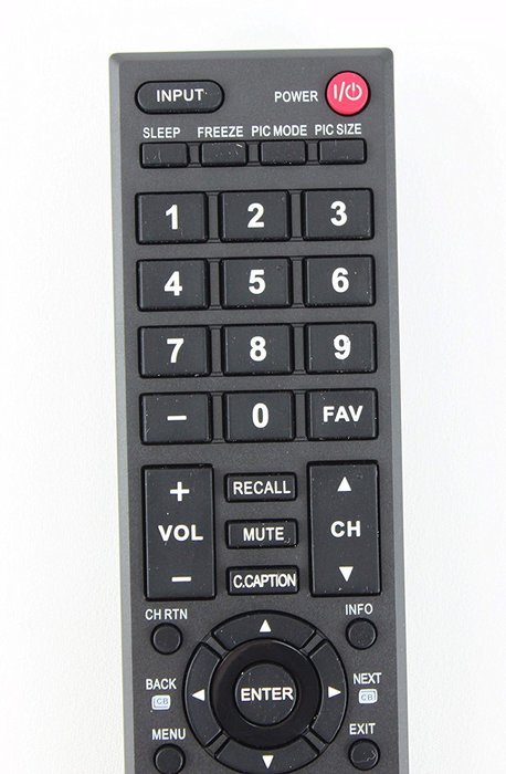 New CT-RC1US-16 Replaced Remote Control Fit for Toshiba 40L310U 32L110U 49L310U 55L310U 43L310U 28L110U 65L350U N4