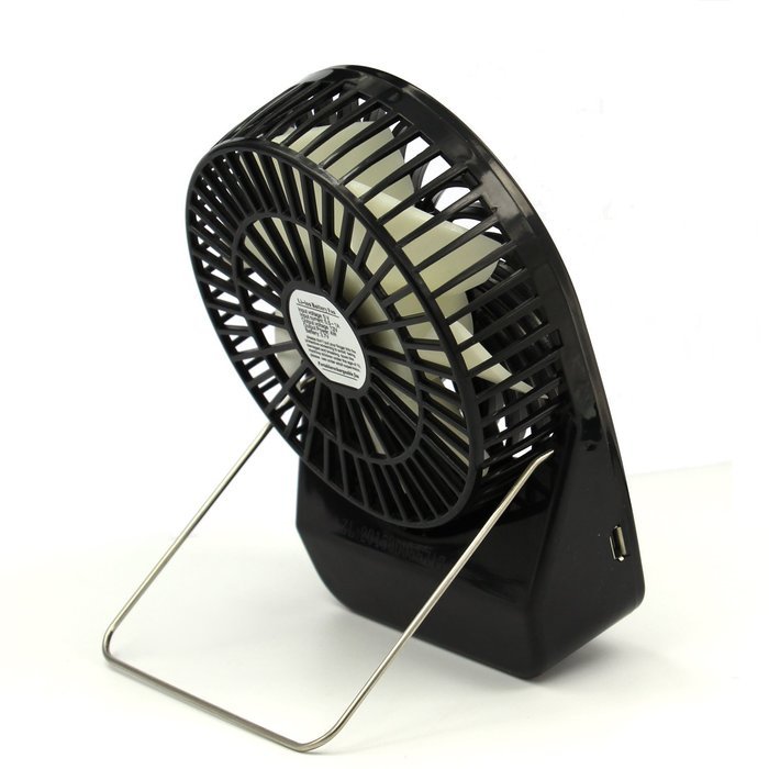 Innobay&reg; Mini Handy Portable Rechargeable Fan Operated by Built-in Lithium Battery, 7 blades, 4 Speeds of Air... N14