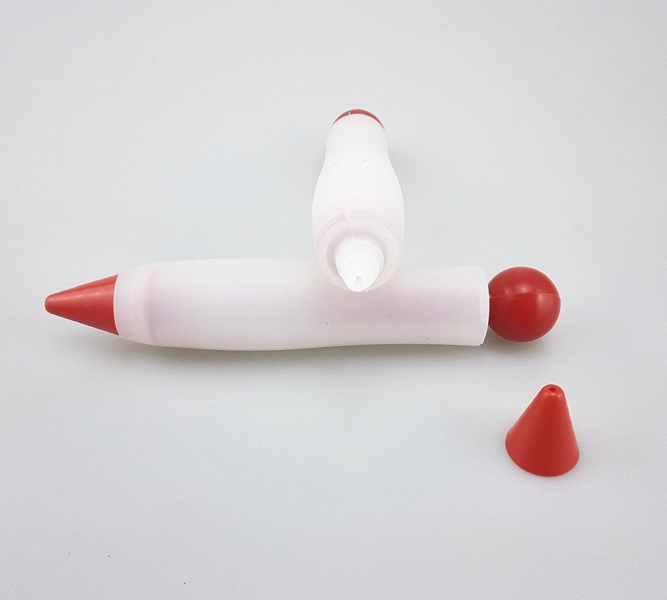 yueton Pack of 2 Silicone Food Writing Pen Cake Cookie Cream Pastry Chocolate Decorating Pen DIY Personalized... N5