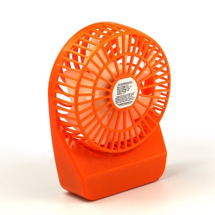 Innobay&reg; Mini Handy Portable Rechargeable Fan Operated by Built-in Lithium Battery, 7 blades, 4 Speeds of Air... N21