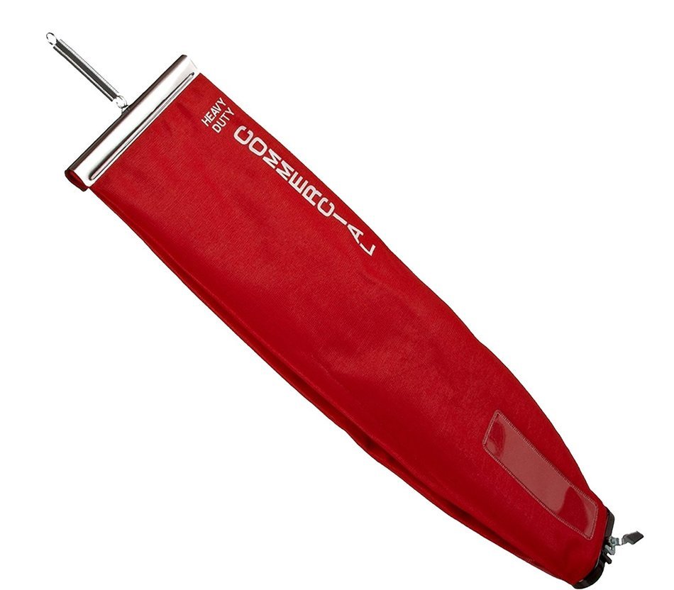Sanitaire Upright Vacuum Cleaner Cloth Outer Bag with full length zipper, color red, will also fit Eureka Model... N3