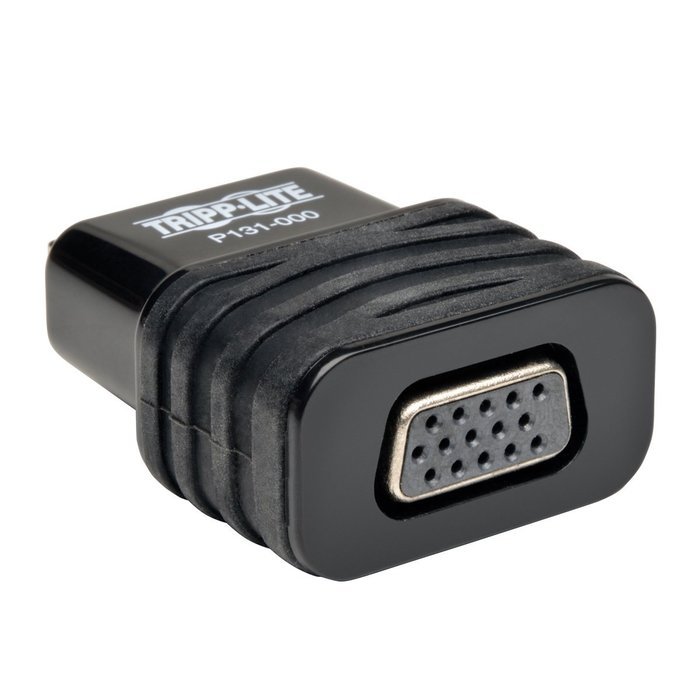 Tripp Lite 6-in HDMI to VGA with Audio Converter Adapter for Chromebook Laptop Desktop PC, 1920x1200/1080P, 6"... N4
