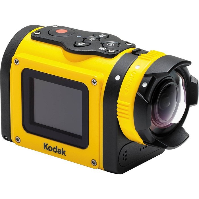 Kodak PixPro SP1 Video Action Camera Camcorder - Aqua Sport Pack with Handlebar, Wrist & Suction Cup Mounts +... N4