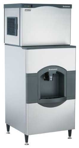 Scotsman C0330SA_HD30B-1H 350 lb 30" Air-Cooled Small Cube Ice Machine w/ HD30B-1H Hotel Dispenser