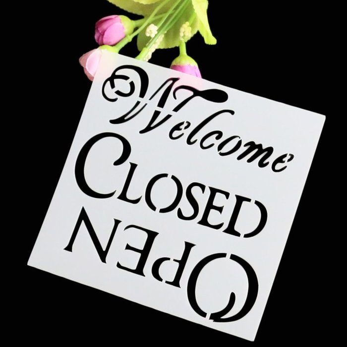 BleuMoo Cake Spray Flowers Mould Cake Stencil Printing Mode Fondant Cake Decoration Tool N6
