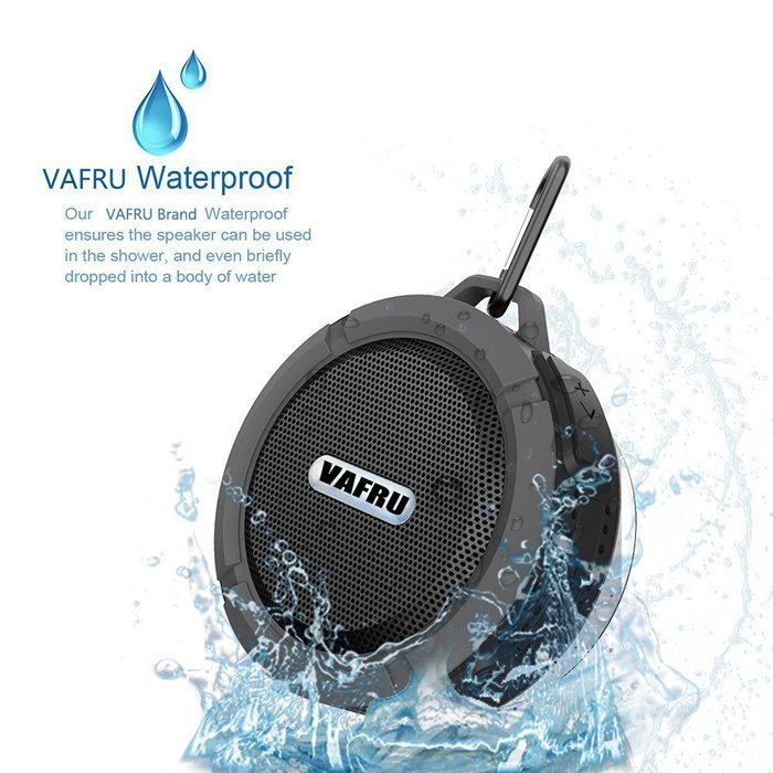 Vafru Military version IP65 Super Shockproof Waterproof Sport Hi-fi Bass Wireless Portable Bluetooth Speaker Stereo... N4