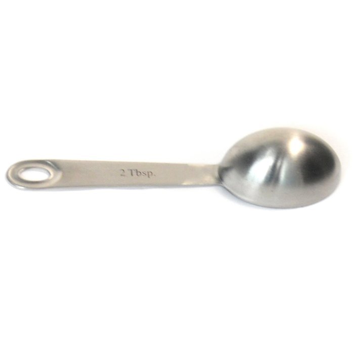 HAPPYNUTS DOSER SCOOP, 2 Tbsp Stainless Steel Condiment Coffee Measuring Spoon Scoop N2
