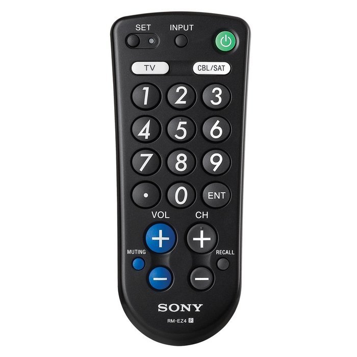 Sony RM-EZ4 2-Device Universal Remote with Big Buttons