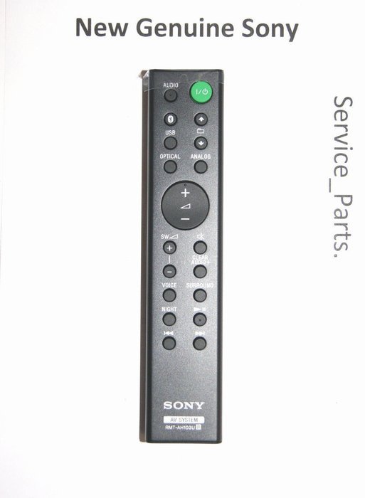 New Genuine Sony Remote Control Original Part RMT-AH103U For HT-CT80 SA-CT8 N3