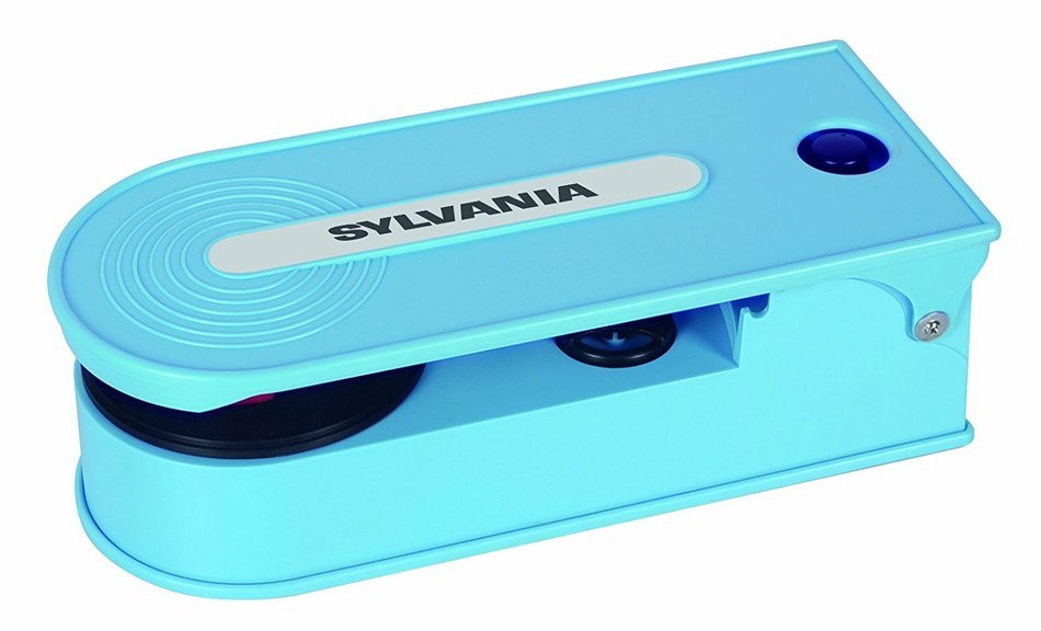 Sylvania Turntable Record Player with USB Encoding, Red N9