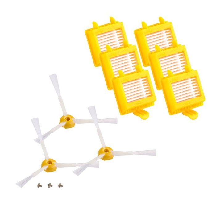 Neutop Replacement Filter & Sidebrush for iRobot 700 Series Vacuum Cleaners