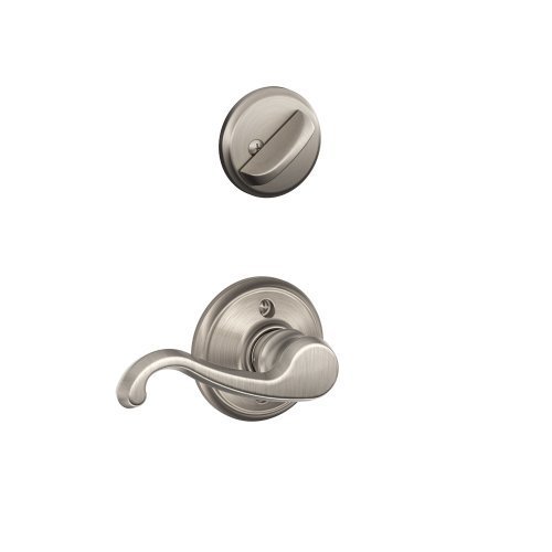 Schlage F59 CLT 619 RH 12-326 10-269 Callington Right-Handed Handleset Interior, Satin Nickel by Schlage Lock...