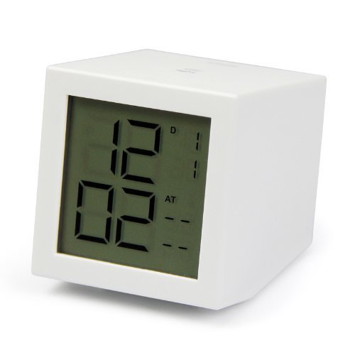 Lexon LR126W Prism R&eacute;veil LCD Blanc