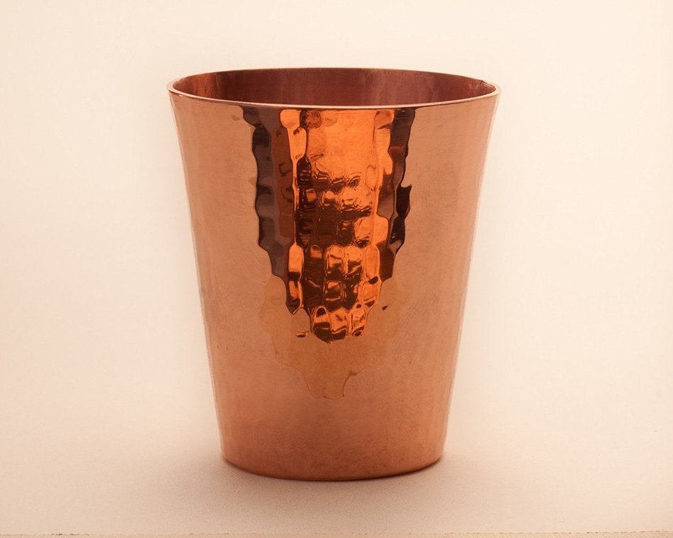 Sertodo Sharpshooter Shot Cups, set of 4, Hammered Copper, 2 fluid ounces