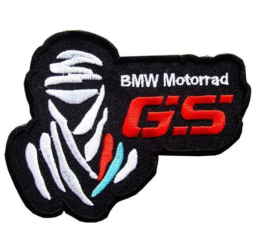 Black Rally Dakar GS Enduro MOTORRAD Adventure Racing Bmw Ktm Yamaya Iron on Jacket Patch