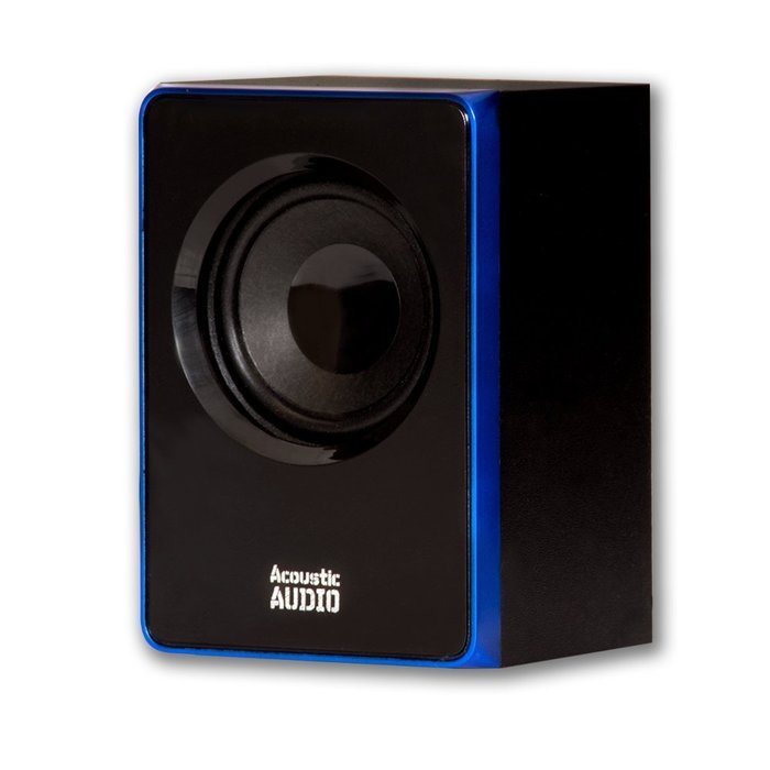 Acoustic Audio AA2102 Home 2.1 Speaker System with Bluetooth and USB Reader for Multimedia