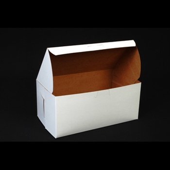 Lot of 50 Bakery or Cake Box WHITE 9x5x4