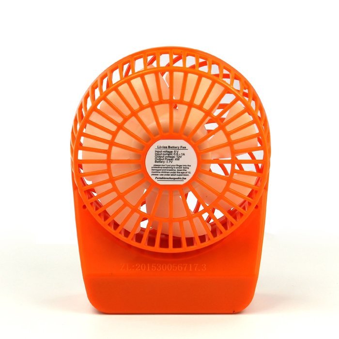 Innobay&reg; Mini Handy Portable Rechargeable Fan Operated by Built-in Lithium Battery, 7 blades, 4 Speeds of Air... N39