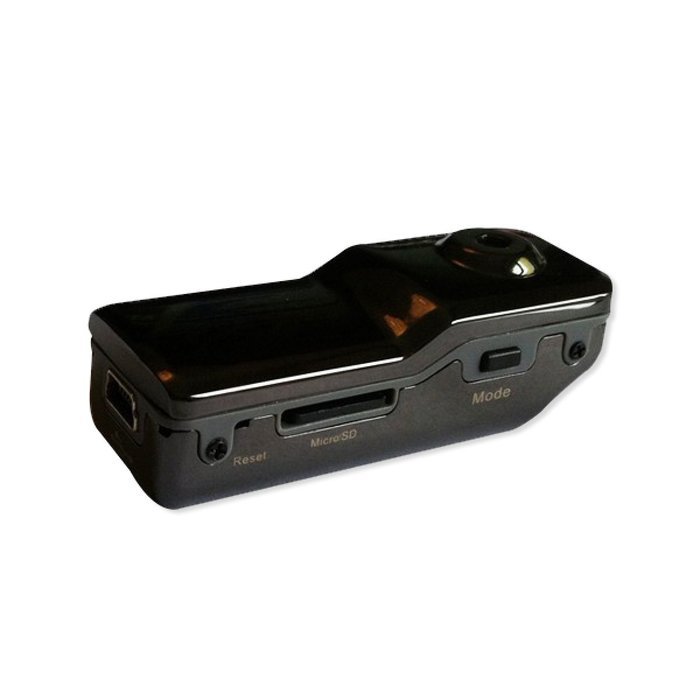 Glossy black mini camera voice detection N4
