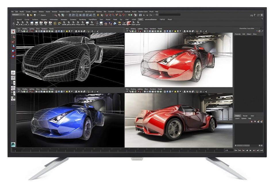 Philips BDM4350UC 43-Inch Class IPS-LED Monitor, 4K Res, 300cd/m2, 5ms, 50M:1 DCR,VGA,HDMI...