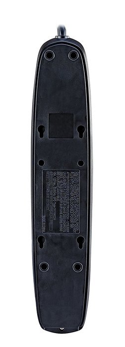 V7 SA0706B-8N6 Home/Office Surge Protector (7 Outlets, EMI-/RFI-Filter, Low profile wall plug, keyhole mounting... N9