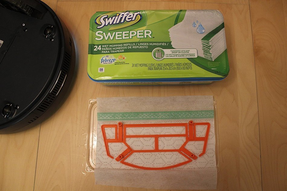 Custom 3D Printed Neato XV Swiffer Dry/Wet Mop Attachment N6