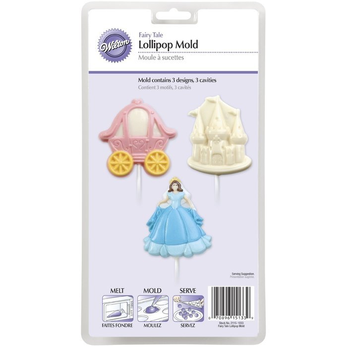Wilton 2115-1033 Princess Party Fairy Tale Lollipop Mold N2