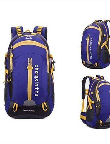 SB@Fashion Casual Waterproof Outdoor Sports Camping Hiking Travel Backpack , blue