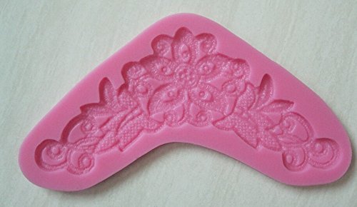 HSE 1pcs Chocolate Candy Jello 3D Beautiful big flower silicone fondant lace Mold Mould cake decoration/pastry...
