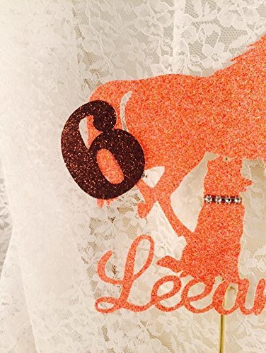 Cowgirl Horse Dog Cake Topper