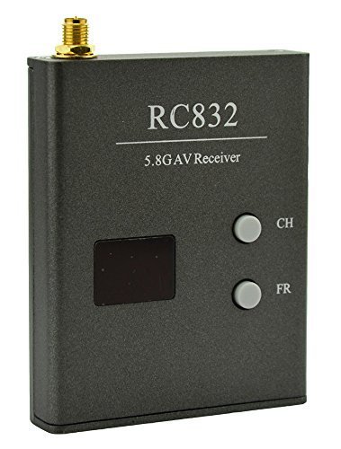 BW&Acirc; FPV 5.8GHz AV Video Audio 32 Channels Wireless Receiver RX RC832 -90dBm (Receiver Only) Color: RC832 Receiver... N2