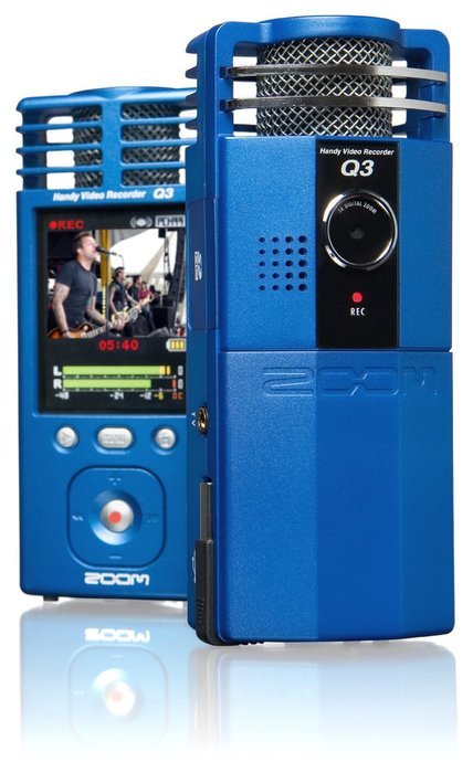 Zoom Q3 Handy Video Recorder (Metal Blue) (Discontinued by Manufacturer) N3