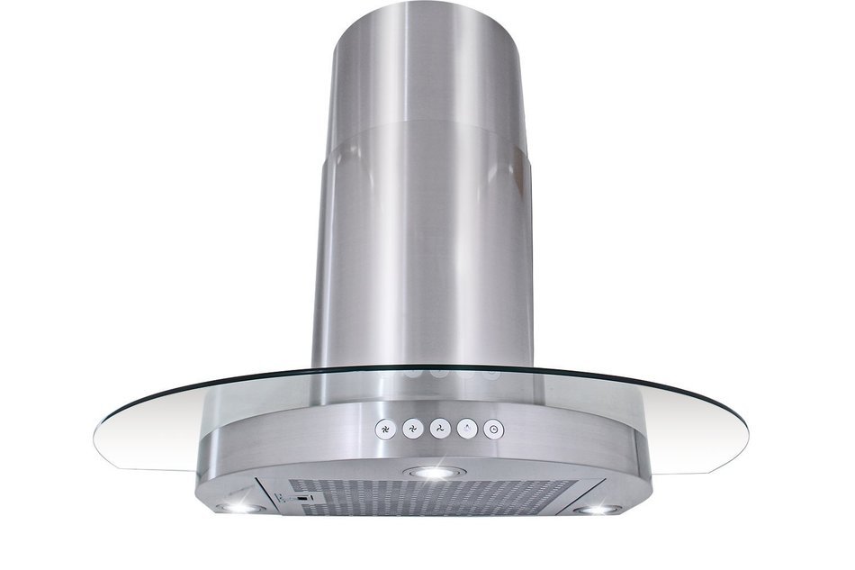 FIREBIRD New 30" European Style Wall Mount Stainless Steel Range Hood Vent Push Button Control N2