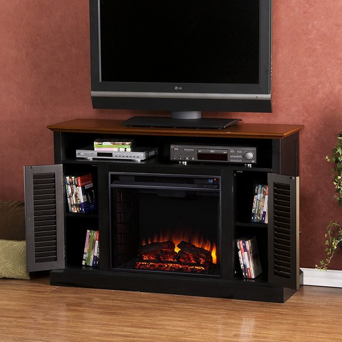 Antebellum Media Electric Fireplace - Antique White N11