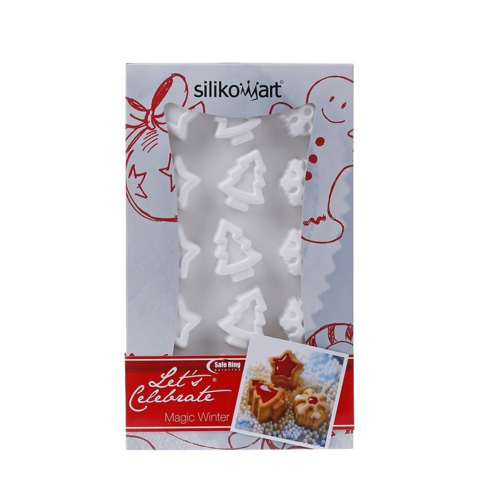 Silikomart Silicone Let's Celebrate Bakeware Multi Cake Pan, Halloween N2