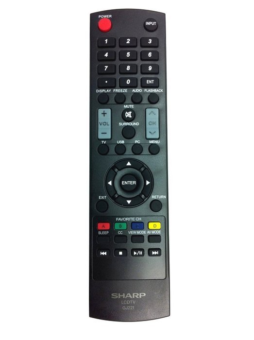 SHARP GJ221 Remote