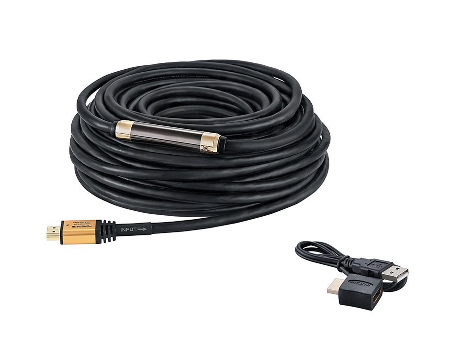 FORSPARK High Speed Ultra HDMI Cable with Ethernet and Supports 4K, 3D, 1080p, 10-Feet, Matt Gold Case N12