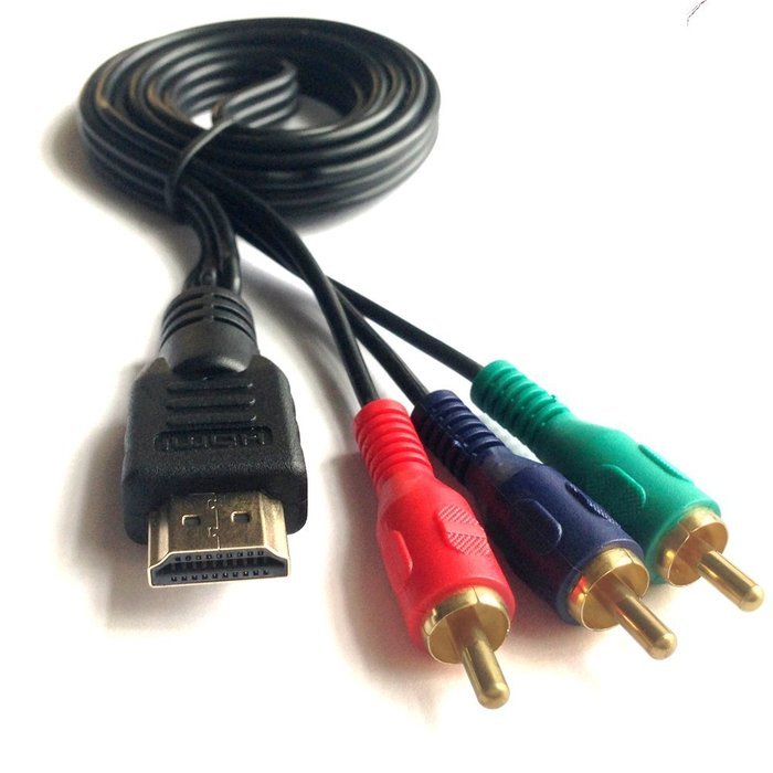eBerry SPECIAL RECOMMENDED 3 FT / 1M HDMI Male to 3RCA Male Extension Cable Converter Adapter for HDTV DVD Satellite... N6